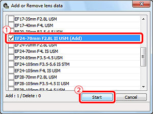 Using the Digital Lens Optimizer in Digital Photo Professional Ver.4.x