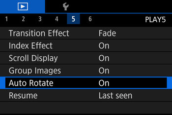 How do I turn off the Auto Rotate function during playback? (PowerShot ...