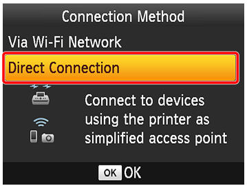 Printing from an iPhone (Wi-Fi Function) (SELPHY CP1200)