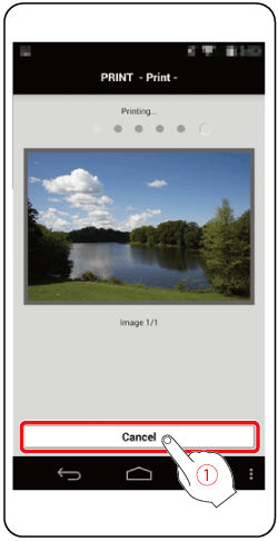 Printing Images from an Android™ Smartphone via Wi-Fi (SELPHY CP910)