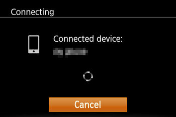 Sending images from a camera to an iPhone