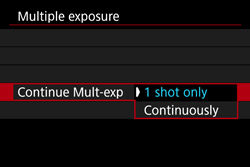 Multiple Exposures (EOS 80D)