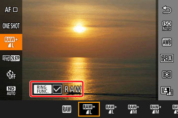 Shooting RAW Images (PowerShot G7 X Mark II)