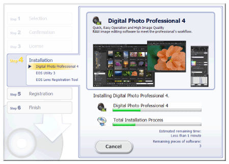 How to Install from the EOS DIGITAL Solution Disk (Included CD-ROM)