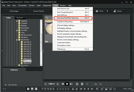 Microadjustment of the Position of Maximum Sharpness and Resolution ...