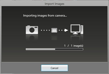 Saving Images to a Computer (Wi-Fi Function) (Windows 10)