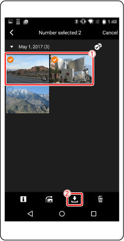 Sending Images to a Smartphone (Wireless Connection) (EOS 6D Sending Images to a Smartphone (Wireless Connection) (EOS 6D