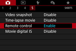 Compatible Remote Switches (Still Images/Movies) (EOS 77D)