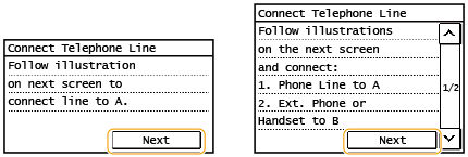 Connecting the Telephone Line - MF267dw and MF269dw
