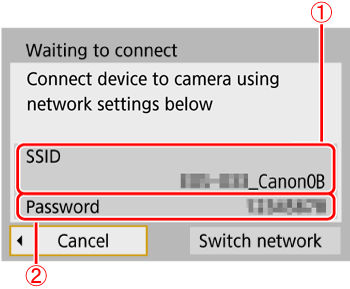 Connecting to a printer and printing via Wi-Fi (PowerShot SX740 HS)