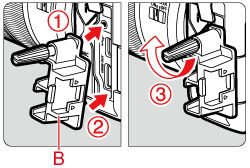 Connecting the Camera To a Computer Using a USB Cable (EOS R)