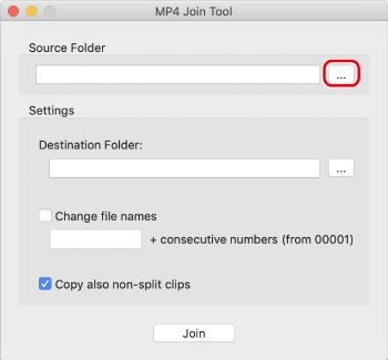 How to combine divided clips using MP4 Join Tool (macOS)