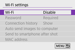 Sending Images to a Computer (Wireless Connection) EOS Rebel SL3