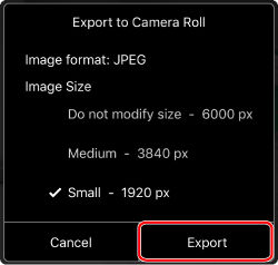 How to export edited images from Digital Photo Professional Express as ...