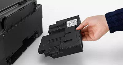 Replaceable Maintenance Cartridge & Print Heads