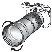 Procedure for using add on lenses PowerShot G9.