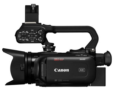 Canon XA65 Camcorder - Right Side With Handle 