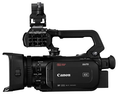 Canon XA70 Camcorder - Right Side With Handle 