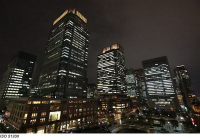 ISO range of 100-102400; Expandable to 50-819200