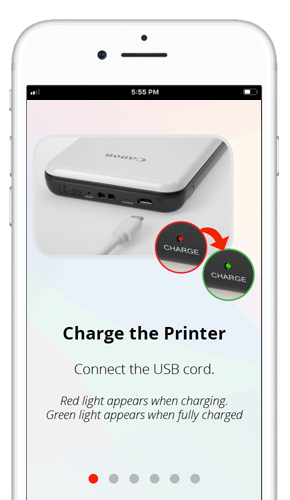 Canon Ivy Mini Photo Printer Made for iPhone iPad Includes USB