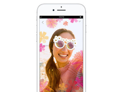 Demonstrating AR Live Filters