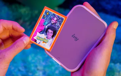 IVY 2 Being Held with a Custom Printed Picture