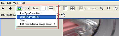 Editing images in ZoomBrowser EX ver. 5.x