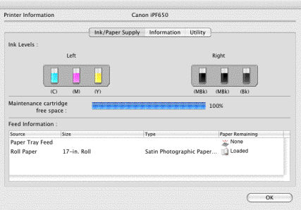 Checking Ink Levels on Mac