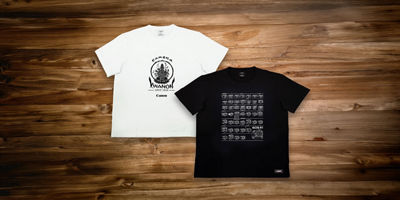images of the white and black Canon t-shirts