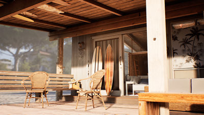 Beach House Environment made by Canon Kokomo