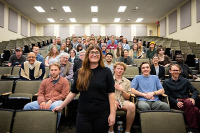 Krisanne Standing In Front of a Class