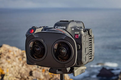 EOS R5 C with Dual fisheye lens