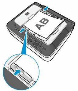 Copying legal size documents (MX320)