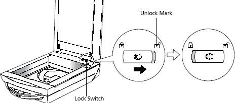 Unlock the Scanning Unit (9900F)