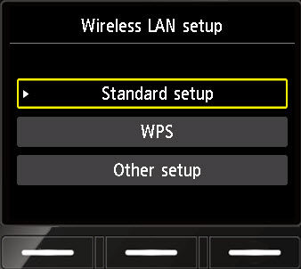 How to Connect the Printer to the Wireless LAN via Standard Setup ...