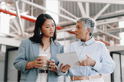 two women wworking in an office
