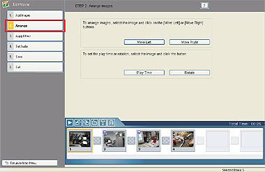 Editing movies using ZoomBrowser EX ver. 6.x