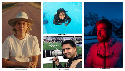 Headshots of new 2023 EOL Photographers