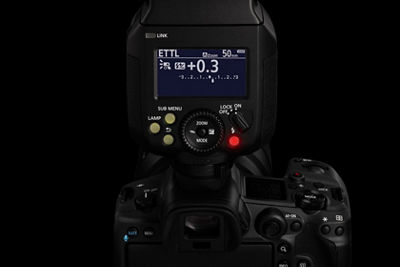 back of the speedlite el-1 
