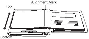 Opening the scanner cover fully to scan oversized items such as books ...