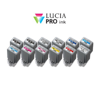 Emballage économique de douze cartouches couleur PFI-1000