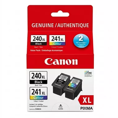 PG-240XL/CL-241XL Noir et Couleur emballage économique