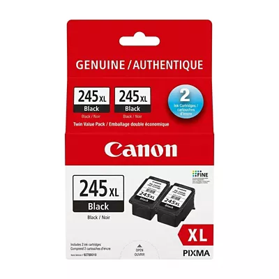 PG-245XL Black Twin Ink Value Pack 