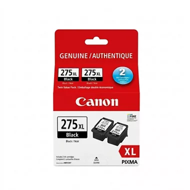 PG-275XL Noir Encre Emballage double économique