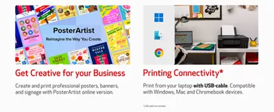 PosterArtist and Printing Connectivity