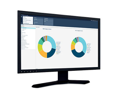 Image of PRISMAlytics Dashboard on screen