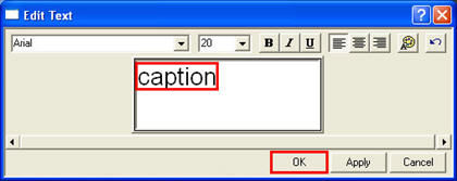 How to add text to the PhotoRecord image