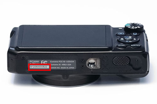 How to Find the Serial Number on a PowerShot Camera How to Find the Serial Number on a PowerShot Camera