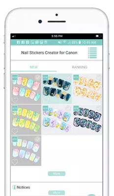 Customizing Nail Stickers - Step 1