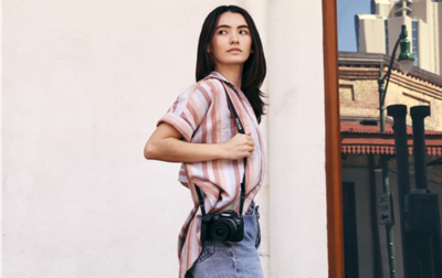 Photographer Holding an EOS R10